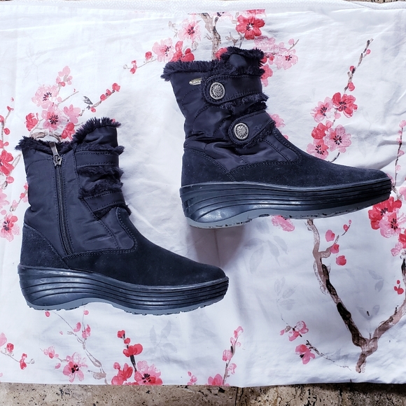 Pajar black winter waterproof boots - Picture 1 of 5